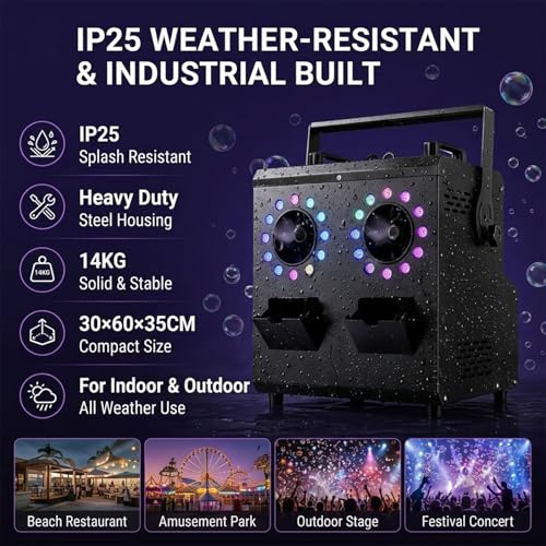 Machine à bulles de fumée robuste et performante 1500W - 4