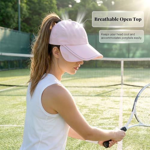 Gorra de béisbol con ala ancha ajustable para mujer miniatura 4