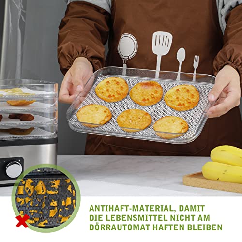 Aieve Dörrfolie Antihaft Silikon Dehydrator Blätter für Obsttrockner, BPA-Frei, Fruchtleder Matte (17 * 26cm) – Bild 6