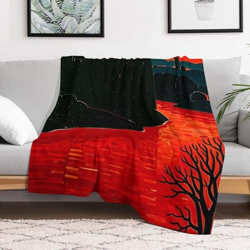 Couverture flanelle douce haute qualité jeté de lit gothique élégant - 6