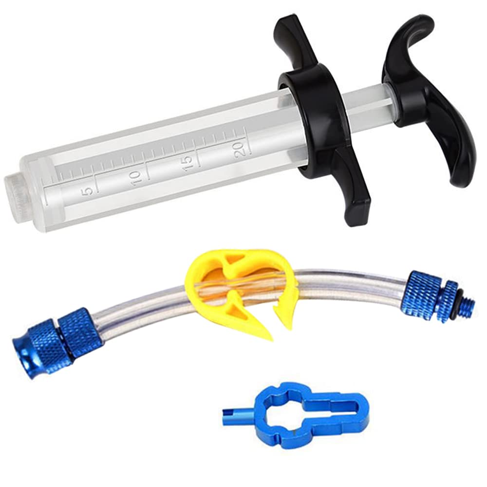 Kit Siringa Tubeless Per Bici LYCXAMES - Iniettore Liquido Riparazione Con Connettore Ottone 60ml - Foto 10
