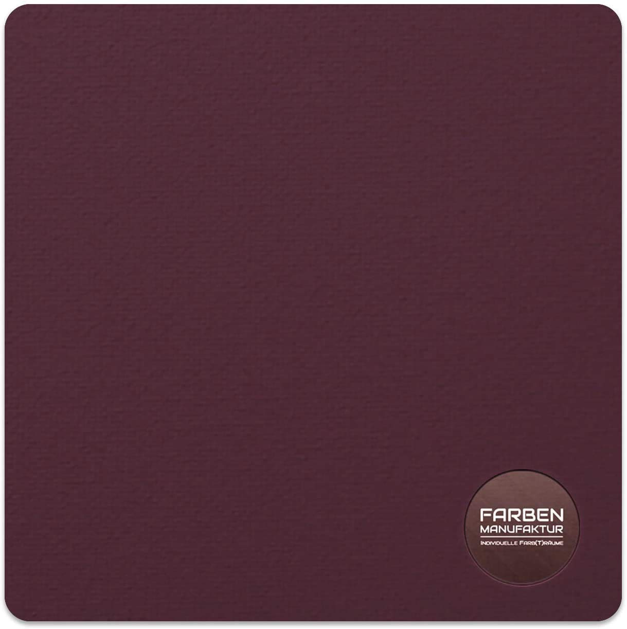 RED FOX Pintura de emulsión resistente de látex, pintura para paredes en muchos colores premium (2 l, lila berenjena)