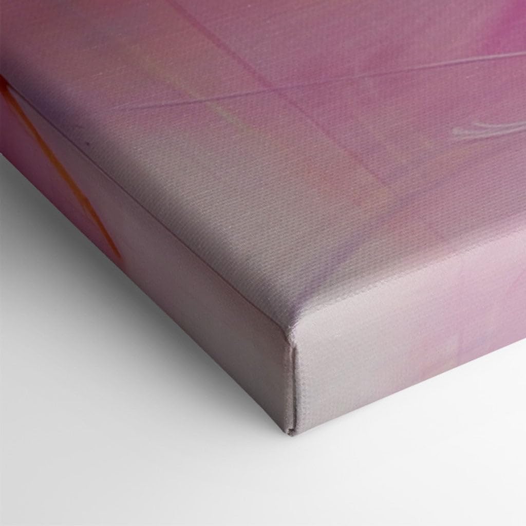 Canvas for Living room. Burst of Bloom Abstract Brilliance � A Vivid Dance of Colors in Floral Art, 27 x 18 inch Canvas Wall Art - Contemporary Masterpieces - Modern Home Decor - 91x61 cm (36x24 inch)