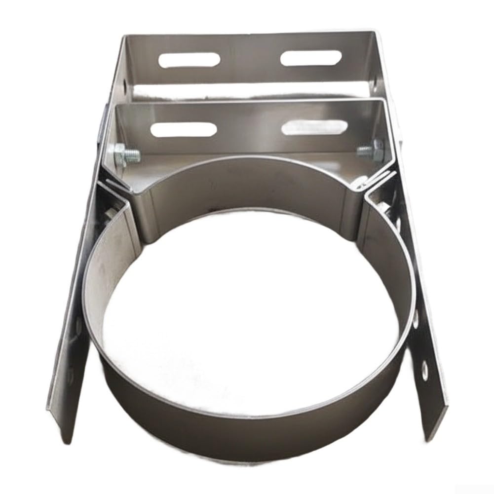 Supporto regolabile per canna fumaria in acciaio inox, per staffa di supporto per canna fumaria da 150 mm, 15,2 cm (200 corti)