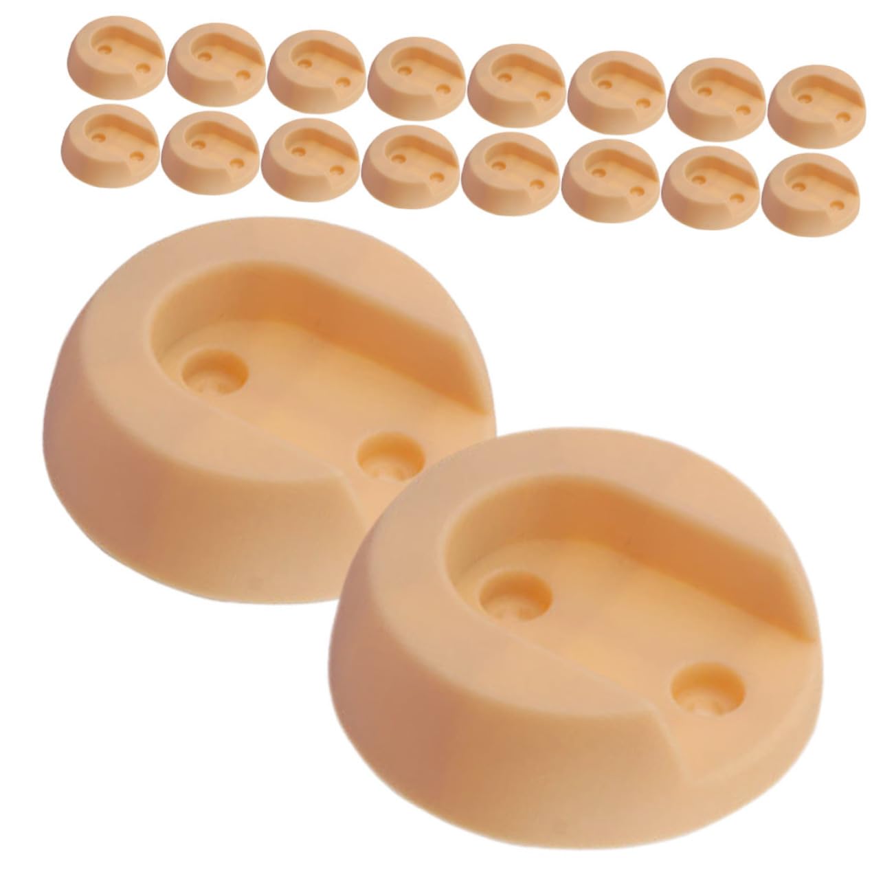 Ciieeo 80 Pièces Support De Tringle À Vêtements Supports De Tringle À Rideau De Tige Prise Porte-Serviette Bride Porte-Tige Porte-Tringle en Tissu Placard Support De Poteau en Plastique