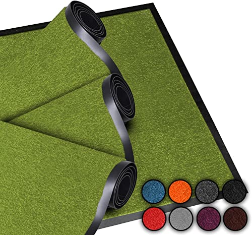 LucaHome Door Mat Entrance Home Indoor and Outdoor Door Mat, Green, 60 x 180 cm (Rectangular)