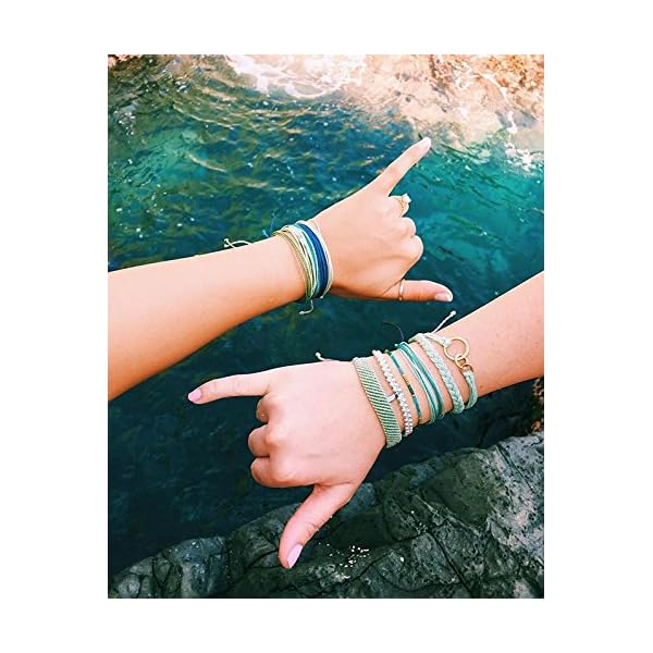 Pura-Vida-Jewelry-Bracelets-100-Waterproof-and-Handmade-wCoated-Charm-Adjustable-Band Pura Vida Coral Reefin' Bracelet- 100% Waterproof Wax Coated Girls' Accessories- Handmade