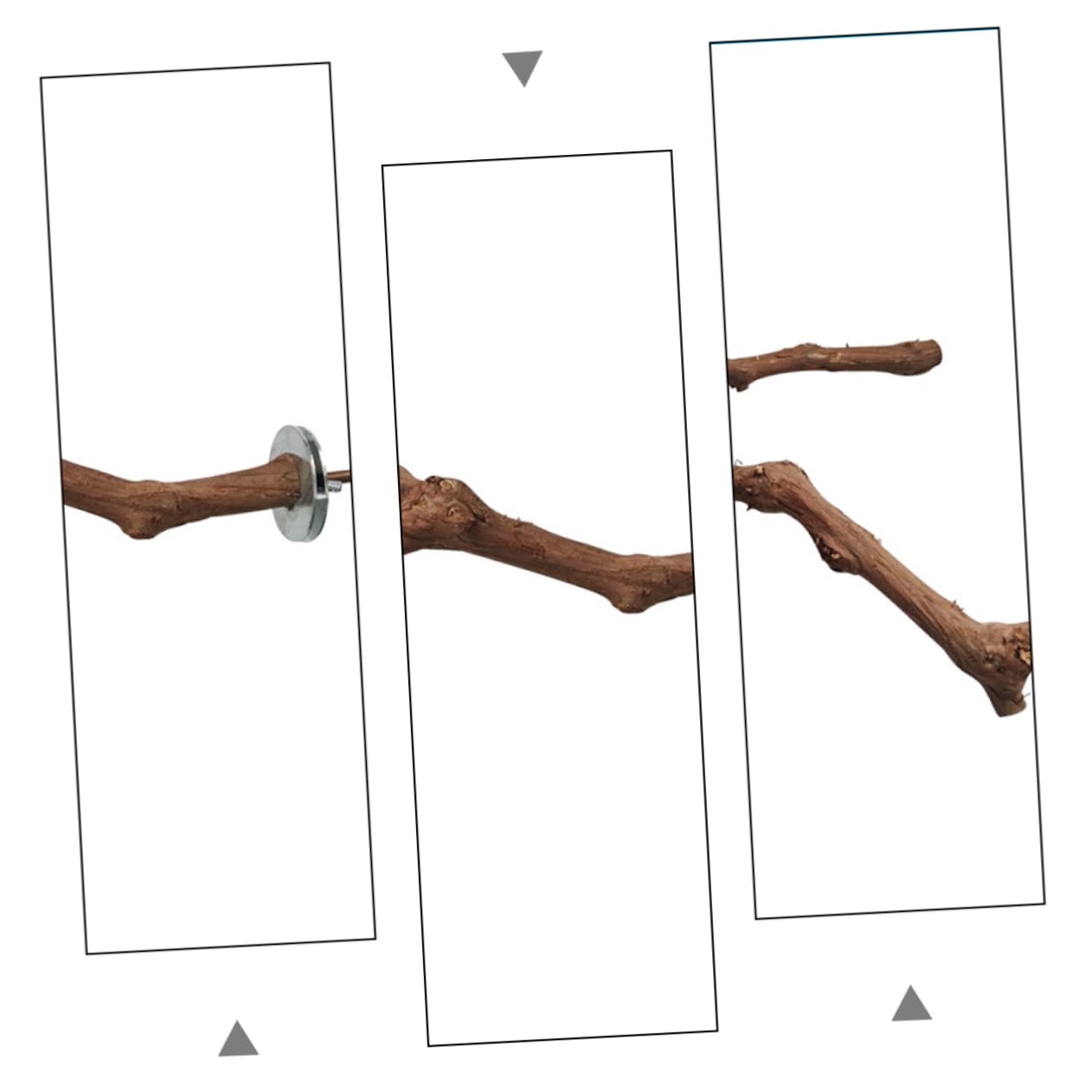 BESPORTBLE 3pezzi Trespolo Per Uccelli Legno Di Pino Giocattolo Da Allenamento Per Pappagalli Supporto Per Riposo e Gioco Gabbia Stile Casual Assortito
