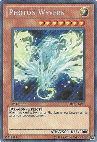 Amazon.com: YU-GI-OH! - Photon Wyvern (PRC1-EN015) - 2012 Premium