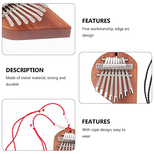 BIENKA 2pcs Pouce Piano Huit Tons Doigt Piano Instrument de Musique utile Kalimba Piano (Color : Wood Color, Size : 7… - Les Beatles, Paul McCartney, John Lennon, RIngo Starr, George Harrison BIENKA 2pcs Pouce Piano Huit Tons Doigt Piano Instrument de Musique utile Kalimba Piano (Color : Wood Color, Size : 7… – Image 4