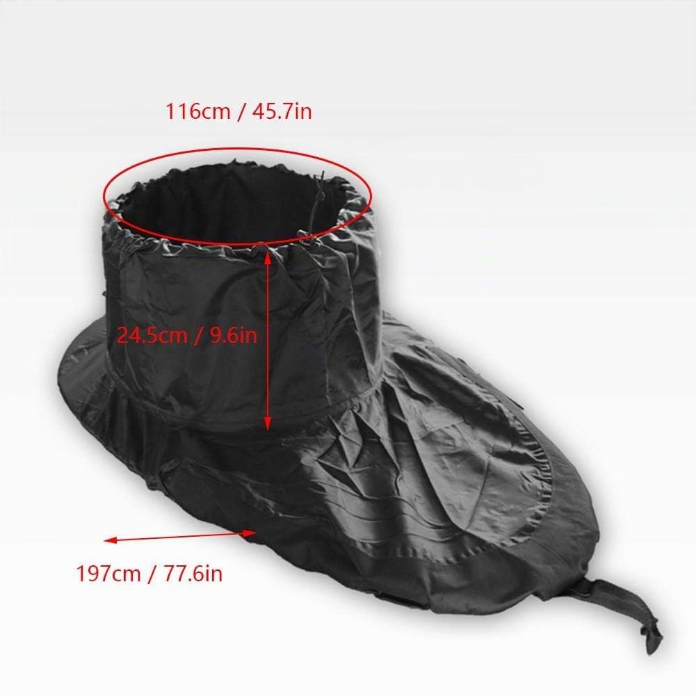 Kajak Spritzdecke - Premium Cockpit Cover, Kanu Schürze, Spritzschutz für Kayak, Wassersport Boot Zubehör