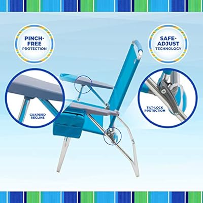 Rio Beach 17" Extended Height 4 Position Folding Beach Chair 51hT4eKR4mL. SS400