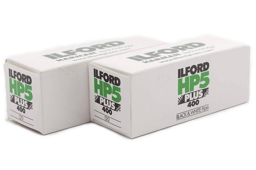 Ilford HP5 Plus Lot de 2 Rouleaux de Film négatif ISO 400 Noir et Blanc
