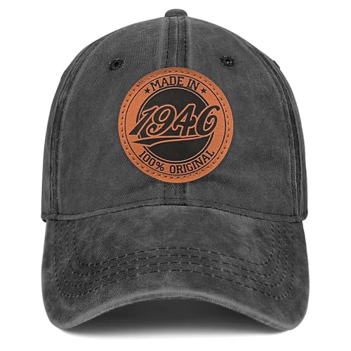 Image of 80th Birthday Gifts 80 Year Old Gifts Ideas for Men Women It Took Me 80 Years to Look This Good Hat Washed Cotton Hat