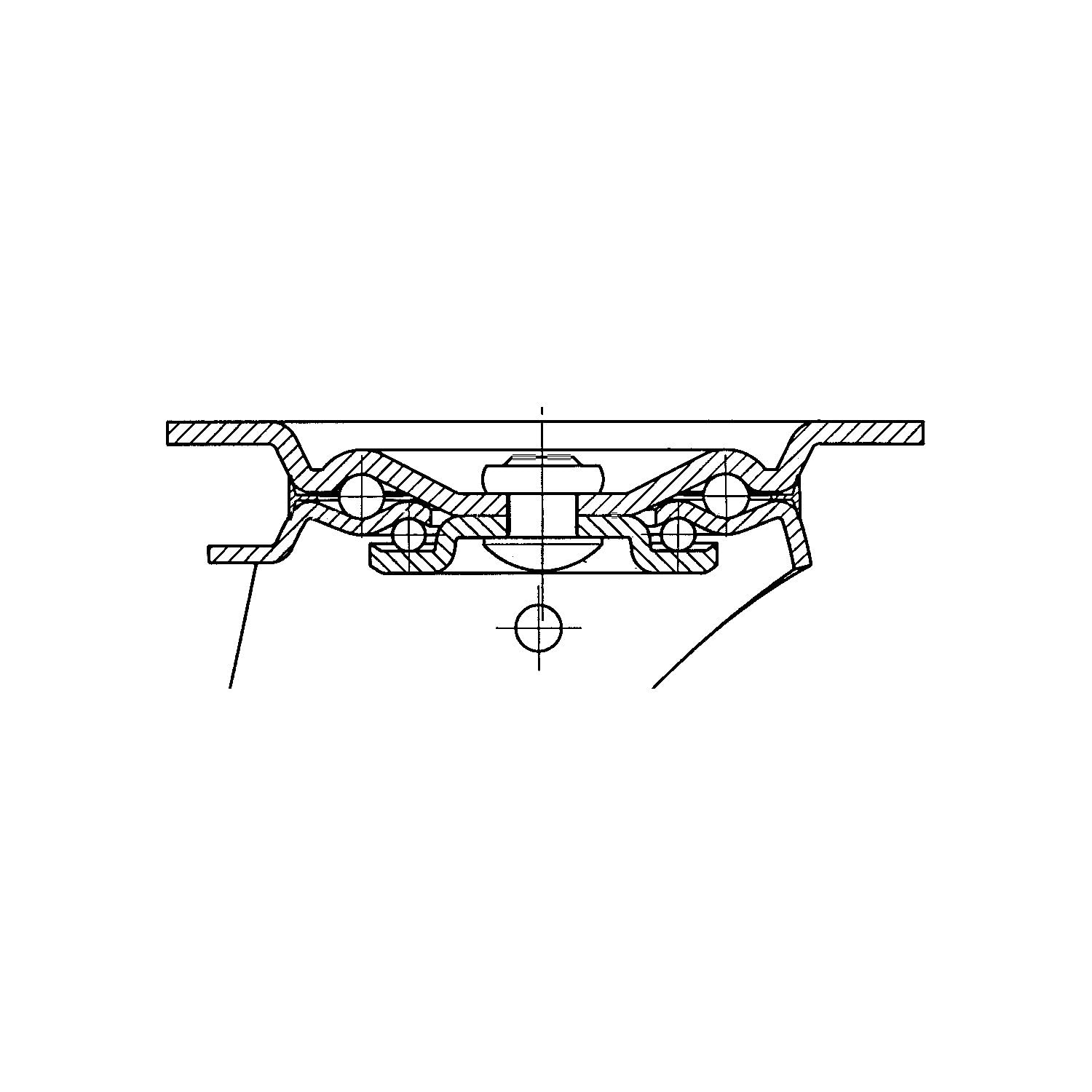 Wicke | Polyurethan-Reifen auf Alu-Felge | Rad-Ø x Breite 100 x 40 mm, Lenkrolle mit Doppelstopp, Tragfähigkeit 200 kg