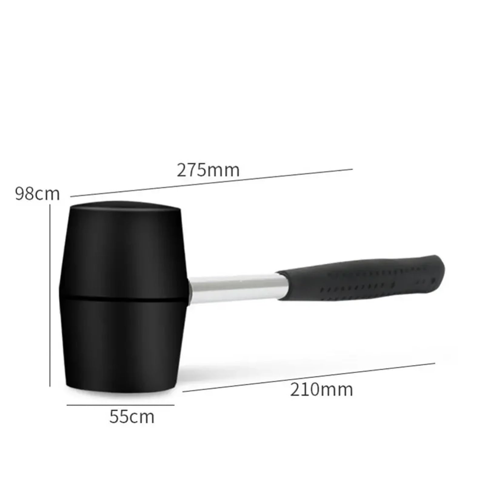 Martello Di Gomma Martello di gomma for l'installazione di piastrelle for pavimenti, utensile manuale, martello di gomma portatile for impieghi gravosi, martello di legno Per Legno Plastica Cuoio(275m