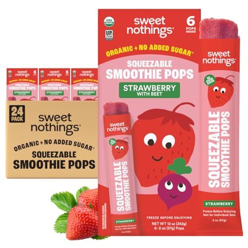 Sweet Nothings Strawberry Smoothie Pops