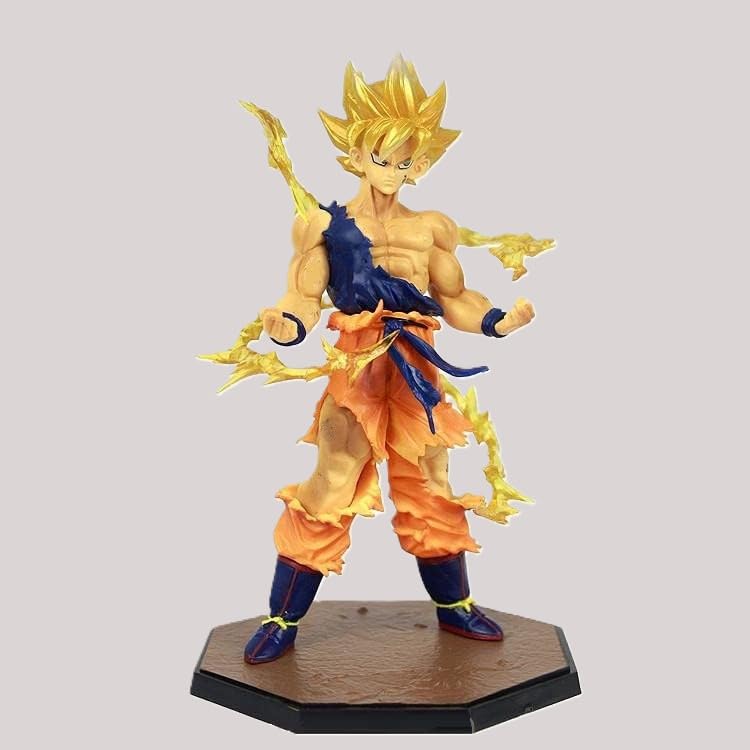 Image of Awestuffs Super Saiyan Large Action Figure Limited Edition Figure Manga (Super Saiyan II Fire)