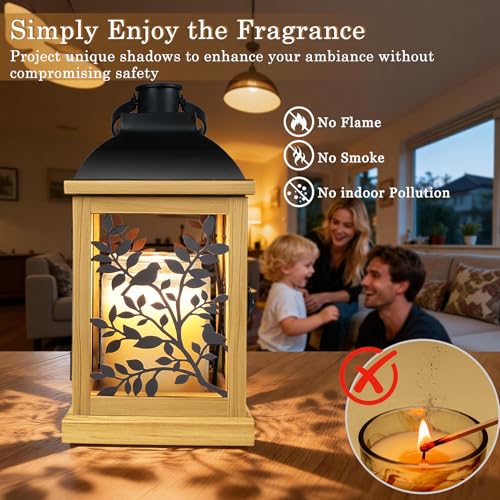 30% Off Handmade Wood Candle Warmer Lamp with Timer - Image 4