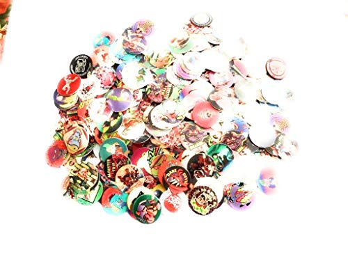 500 Assorted Pog Milkcaps with 10 Slammers