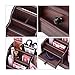 AZDENT Wooden Office Desk Organizer with Drawer Expandable Mail Sorter Desktop Organizer 5 Compartments Pen Pencil Remote Control Holder Storage Caddy