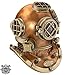 Federal Vintage U.S Navy Mark V Copper Brass Diving Divers Helmet Antique SEA Nautical