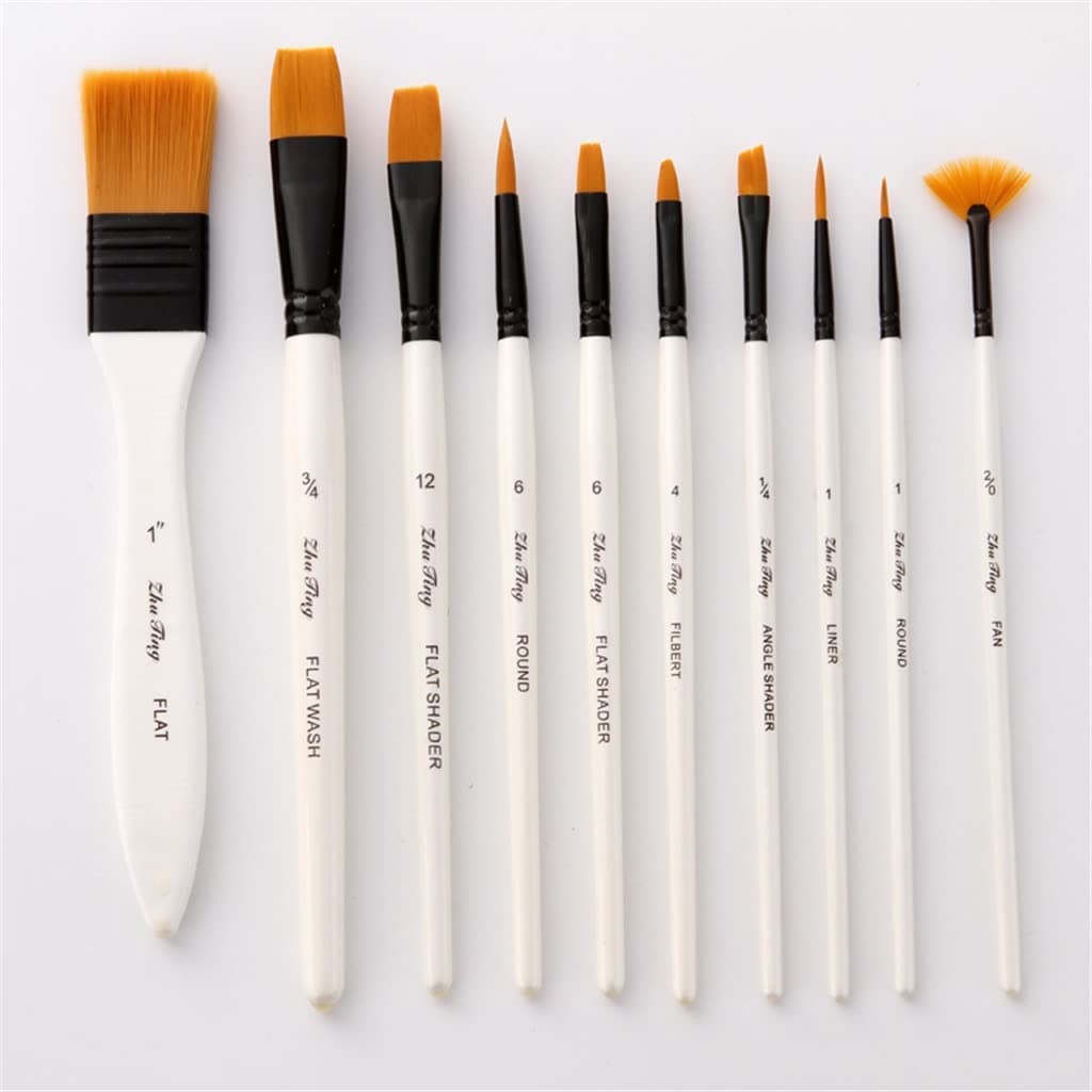 Pędzle malarskie z zestawem płóciennych torebek Profesjonalny rysunek artystyczny Drewniany uchwyt Brush Pens Artykuły papiernicze decorate