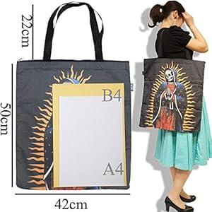 Amazon | 【LIQUOR BRAND】大きいトートバッグ【スカルマリア】リカー