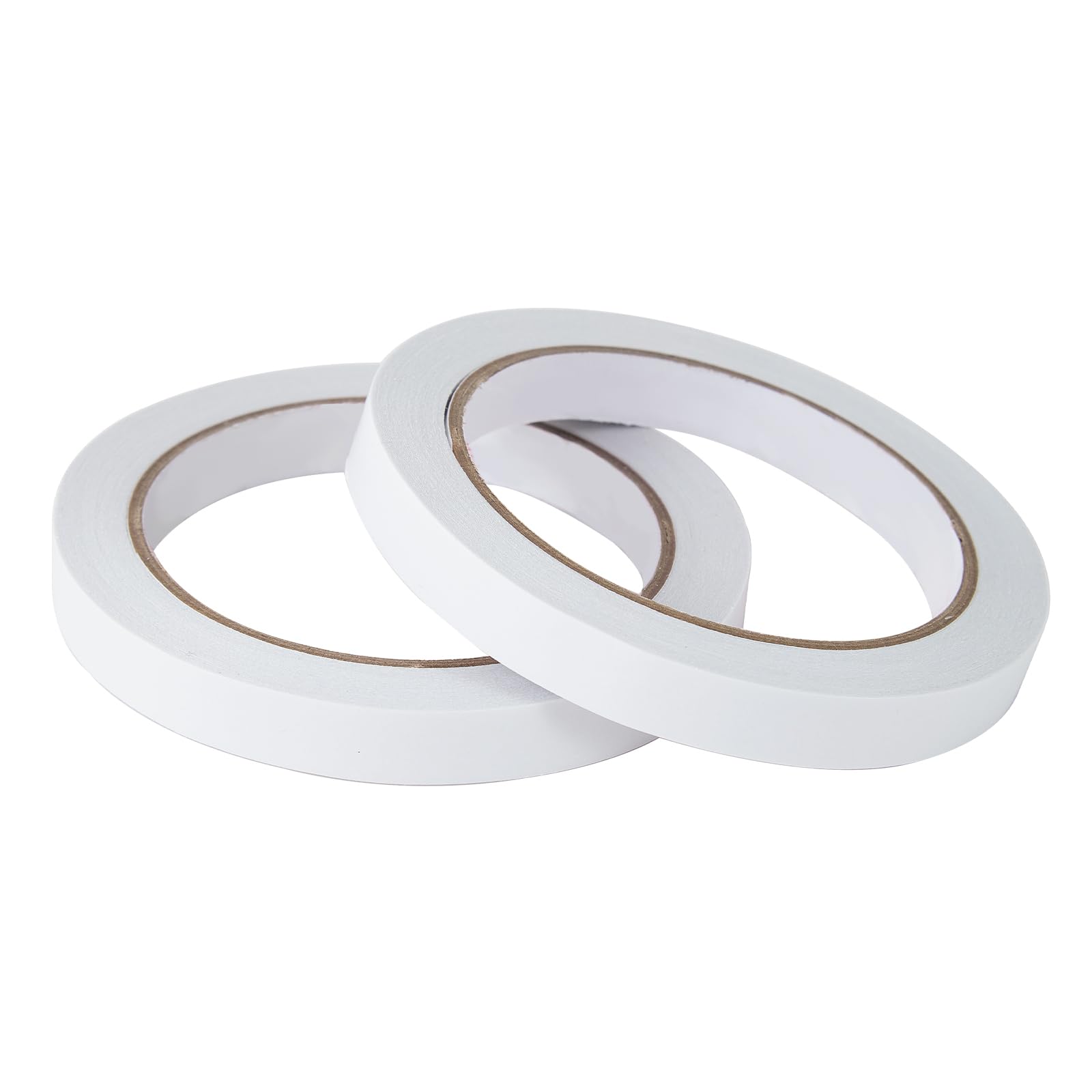 ZZJMCH 1/2" 2 Rolls Double Sided Adhesive Sticky Tape for Arts, DIY, Card Making, Crafts, Photography, Scrapbooking, Gift Wrapping, Office School