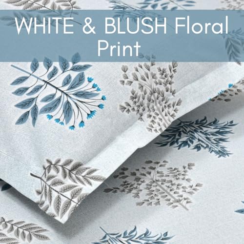 Image of Mafatlal Classic Comfort 186 TC Double Bed Cotton Bedsheet 90x100 Inch - Sky Blue | Soft, Breathable, Lightweight & Durable Everyday Stylish Home Furnishing