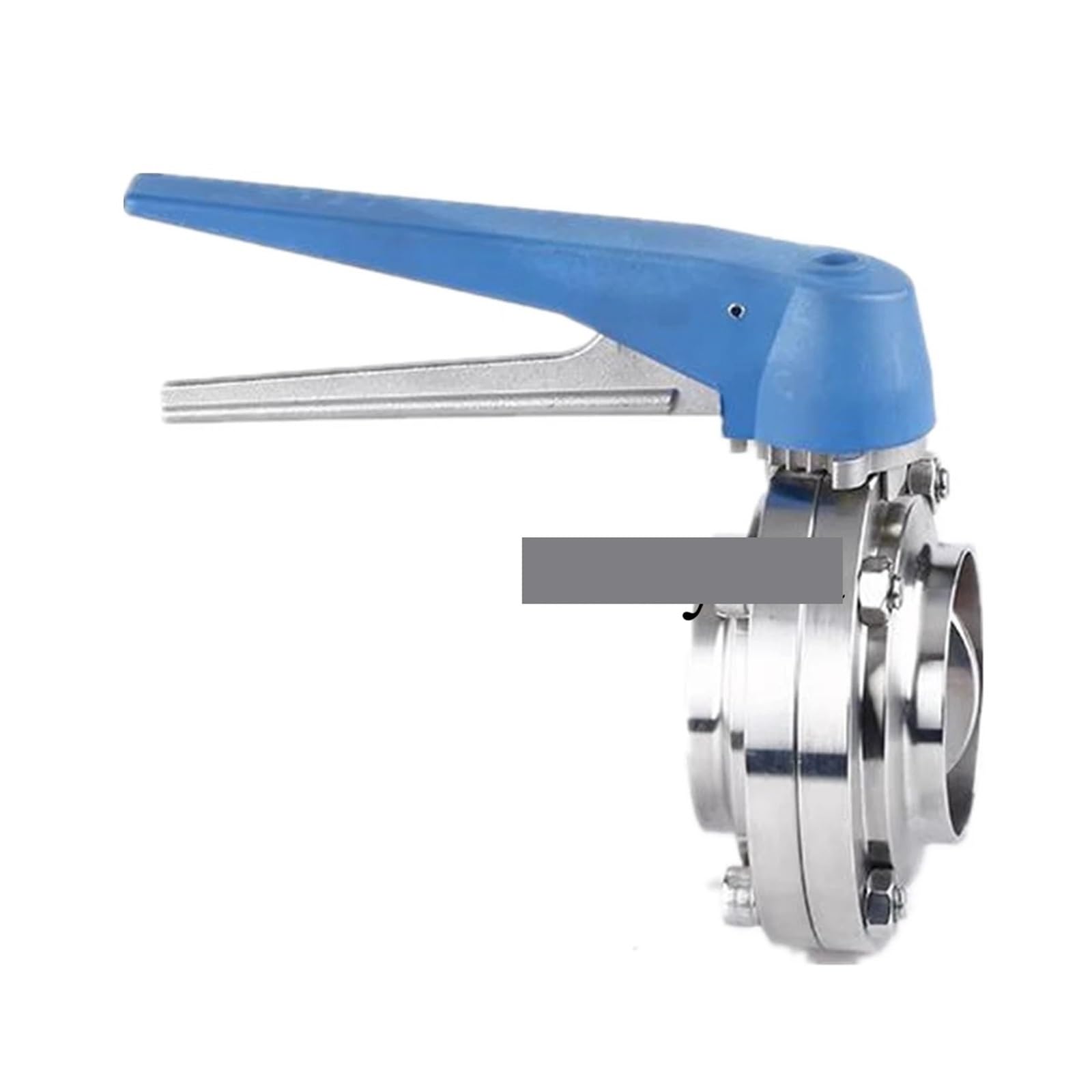 BALYDLUL 2" Sanitary Stainless Steel 304 Welding OD 51MM Multi-Position Handle Butterfly Valve
