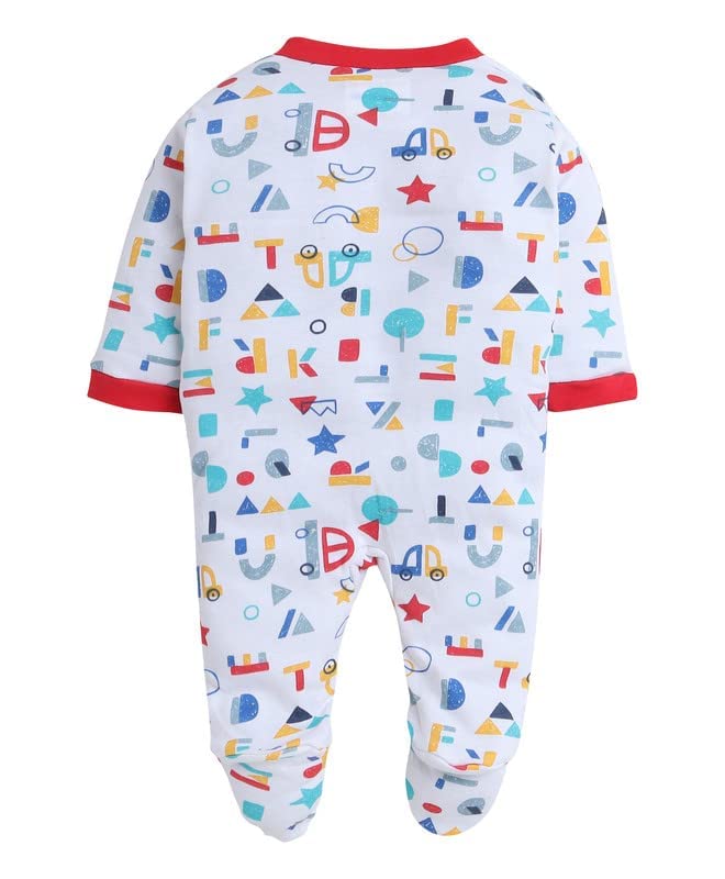 Image of Pooja Baby 100% Cotton Rompers /Sleepsuits /Jumpsuit /Night Suits for Baby Boys & Girls, Infants, New Borns