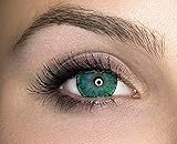 Normale Deckkraft, natürliches Aussehen für helle und dunkle Augen. Auch für Halloween, Fasching, Karneval oder Cosplay zum Vervollständigen Ihres Kostüms geeignet.