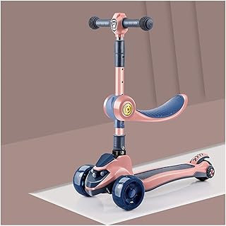 GAOTTINGSD Scooters for Kids Scooters for Adults Kids Scooter 3 Wheels Adjustable Height Foldable Kick Scooters With Flashing Wheel Height Adjustment 64cm~83cm Maximum Load 100 Kg With Music