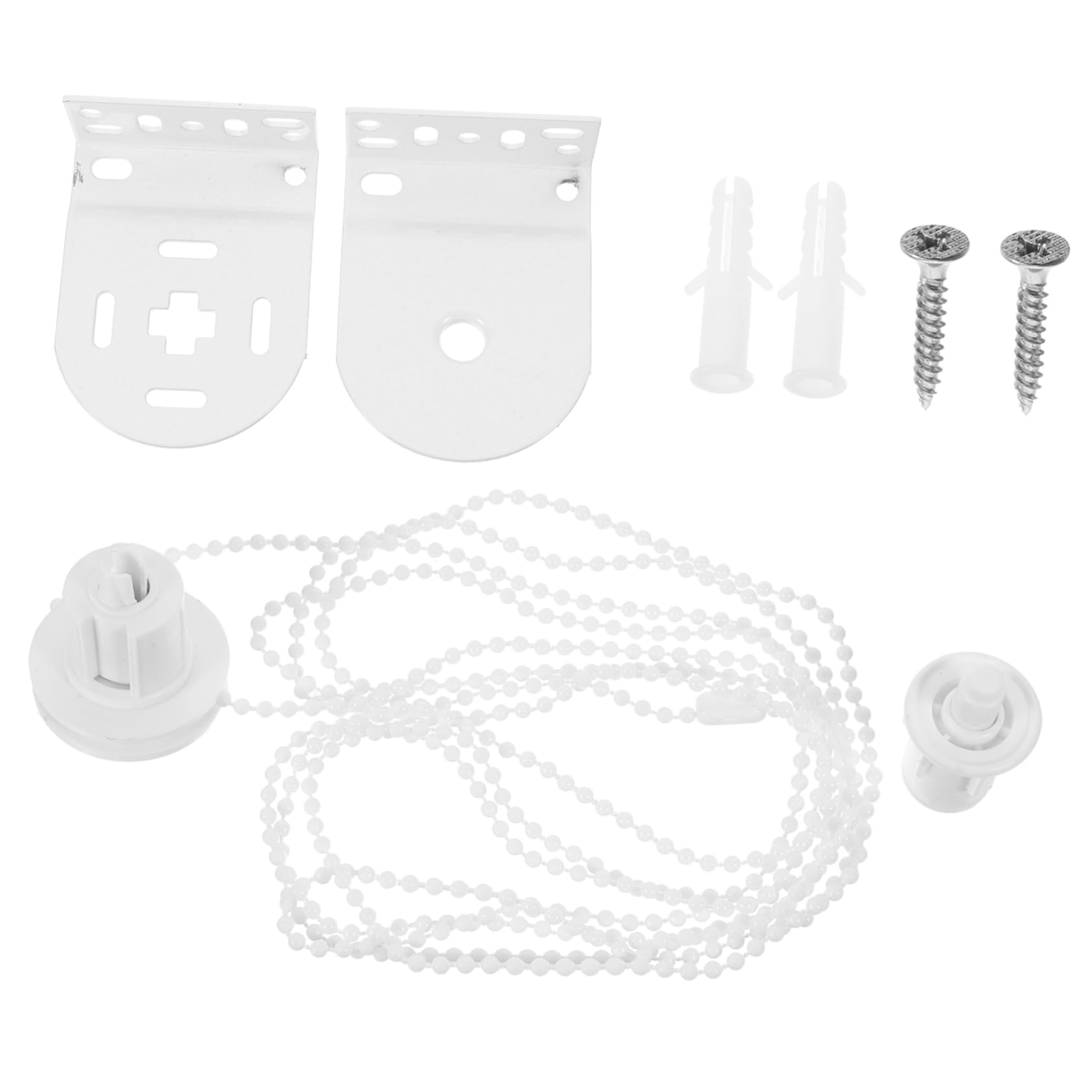 LIFKOME 1 Set Roller Blinds Window Curtains Controller Holder Bead Chain Curtain Accessories Rolling Blind Fittings Accessories Roller Shutters Parts Clutch Household White