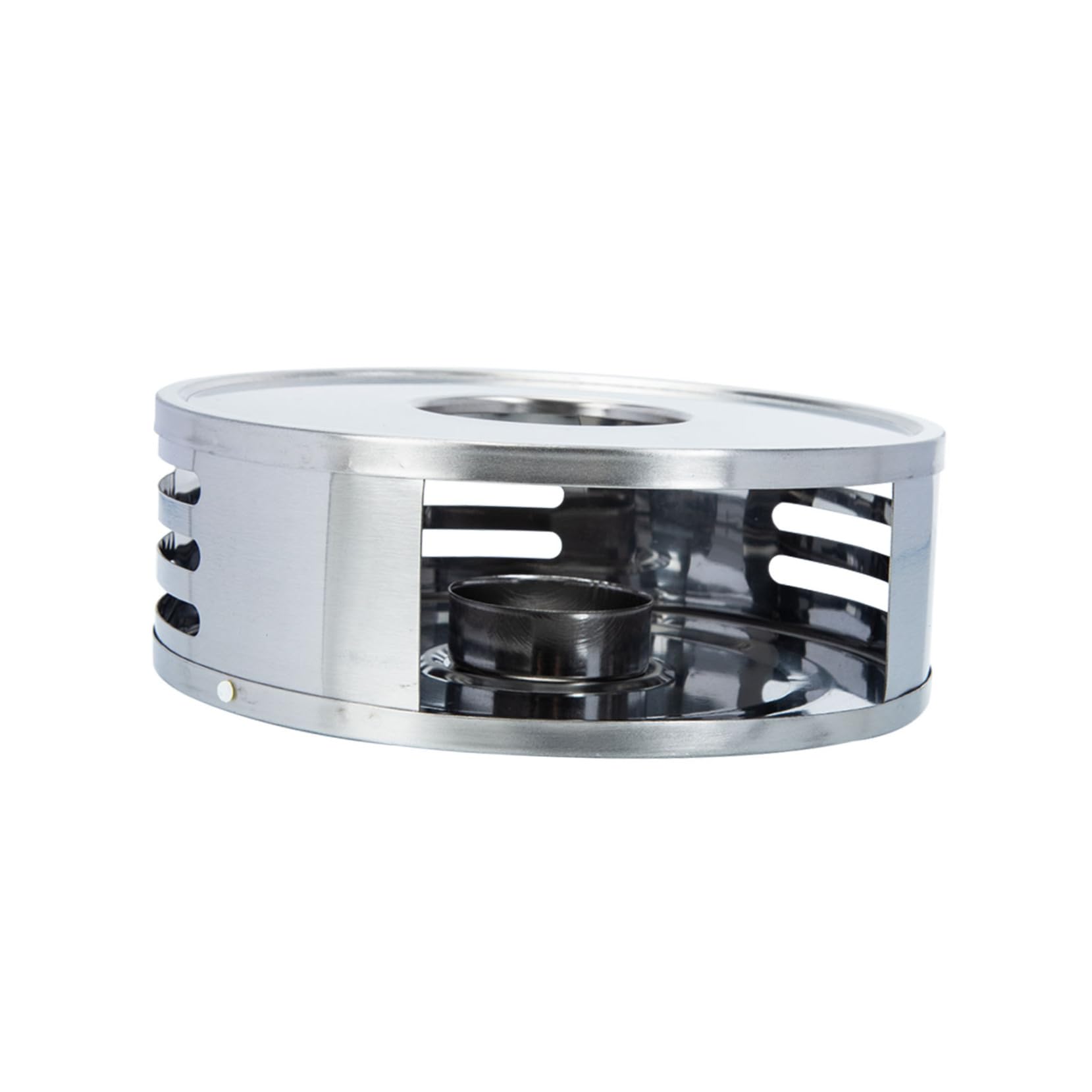 Mobestech Teapot Warmer with Candle Holder Decorative Stainless Steel Base for Heating Tea and Food for Home Office Tea House and Cafe Use