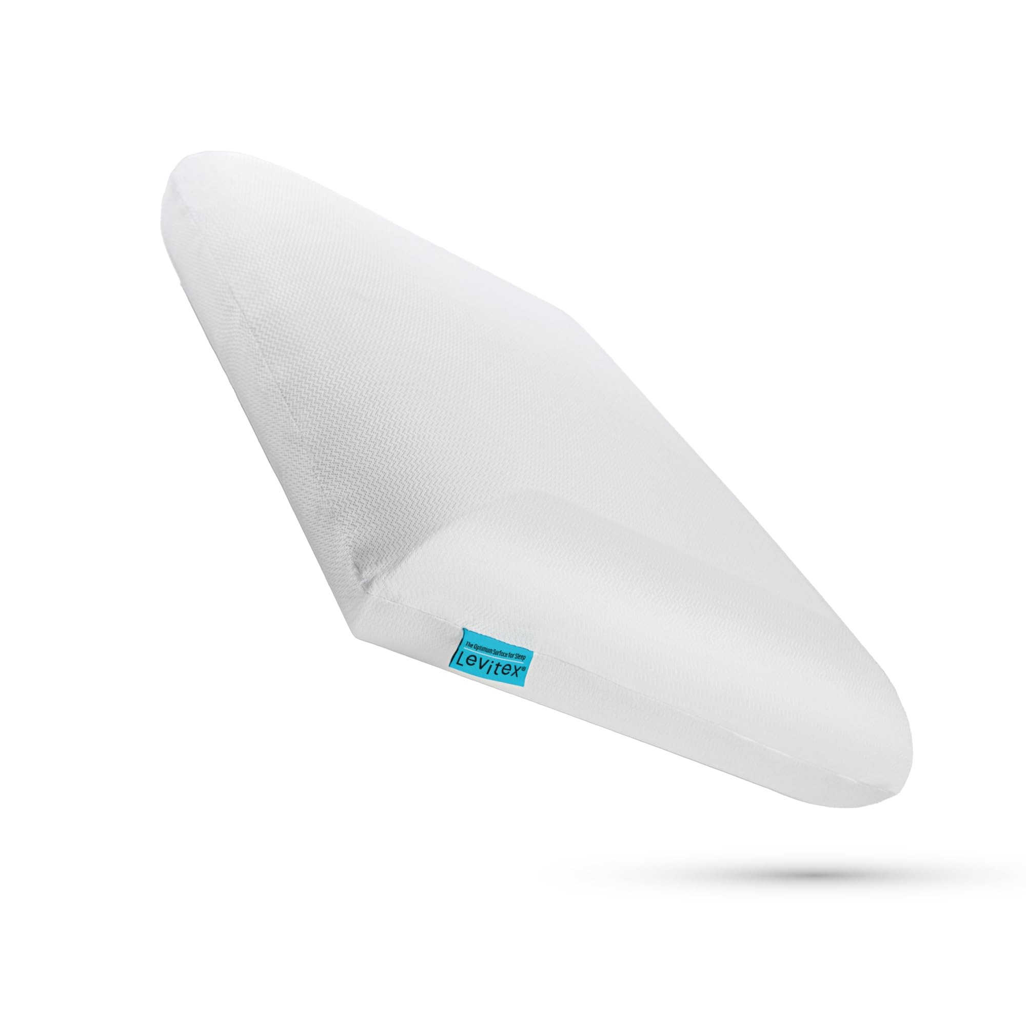 Levitex Sleep Posture Pillow - Medium-Firm Neck Support Pillow for Side and Back Sleepers, Antimicrobial, Anti-Snore Design, Cooling Washable Cover (Medium - 10cm)