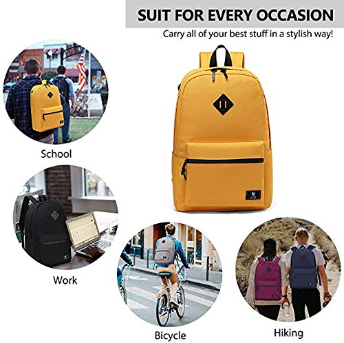 VX VONXURY Lightweight Backpack for Men Women,Simple Causal Bookbag for School Travel Work 7