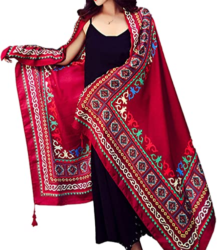 MAIRY Damen Schals Winter Senior Plaid Kaschmir Schal Mit Quasten großer Tartan Stola Klassisches Karomuster Weiche Und Verdickte Pashmina Kariert Schal 31103 Cover