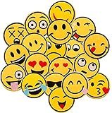 Dancepandas Kleidung Patches Aufnäher,Emoji-Expression Applizieren Aufnäher Bügelbild Flicken Patches Zum für T-Shirt Jeans Kleidung Taschen