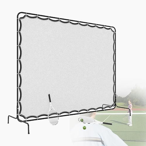 Rete da rimbalzo da tennis – Strumento di allenamento per sport con racchetta, ideale per allenamento in cortile o in campo da solo