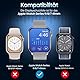 UniqueMe für Apple Watch 41 mm Series 9/8/7 Schutzfolie, 6 Stück Flexible TPU Folie, Maximale Abdeckung Selbstheilung Displayschutz Folie für iWatch 41 mm