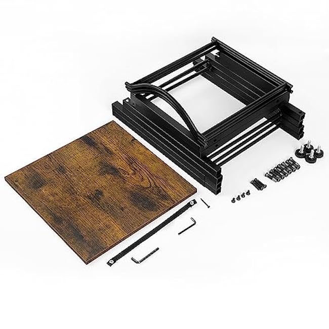 MOOACE 5 Gallon Water Jug Holder, 3 Tier Water Bottle Holder with Storage Shelf, Heavy Duty Water Dispenser Rack Stand Shelf Organizer for Kitchen Office Living, Brown