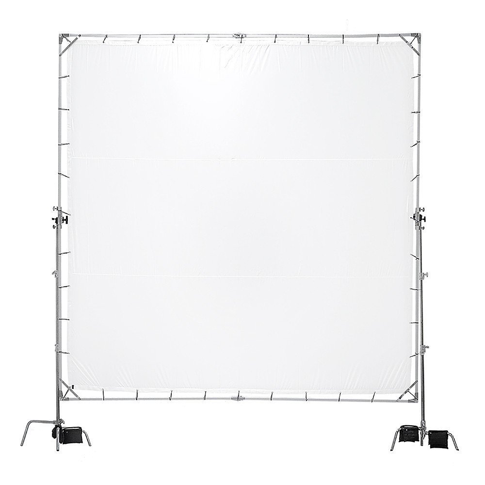 8 x 8 ft. Pro Studio Solutions Giant Sun Scrim - Collapsible Frame Diffusion Kit with Carry Bag
