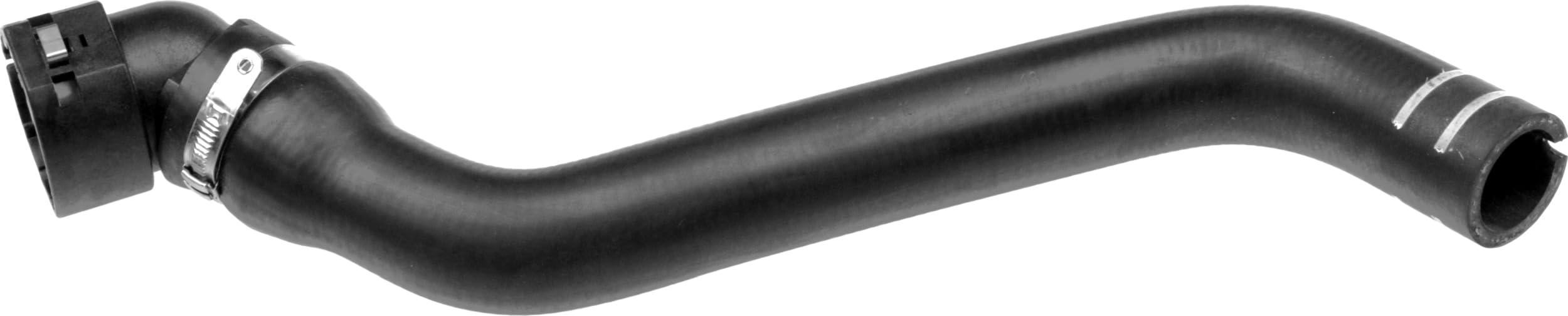 Radiator Hose fits FIAT PANDA 1.2 Lower 03 to 12 188A4.000 Semi-automatic Gates