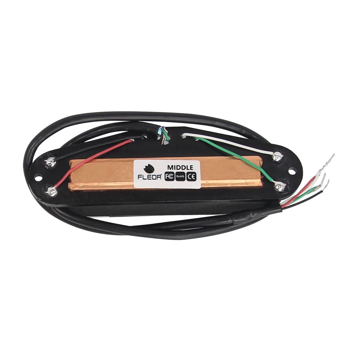 Pickup Humbucker Dual Hot Rail Per Chitarra - Bobina Singola, Colore Crema, Adatto Per ST Squier - Foto 5