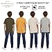 Weatherproof Vintage Boys' 4 Pack Variety Super Soft Stretchable Tee Short Sleeve Graphic T-Shirt, Olive Collection Set, X-Small