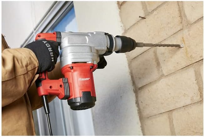 HOC 10BR Bauer 10.5 Amp 1-9/16 in. SDS Max-Type Pro Variable Speed Rotary Hammer Kit + 90 Day Warranty
