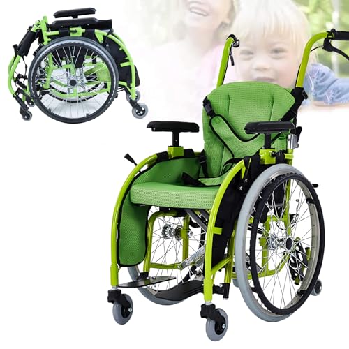 Pediatric Wheelchair for Children, Lightweight Self-Propelled Whe...