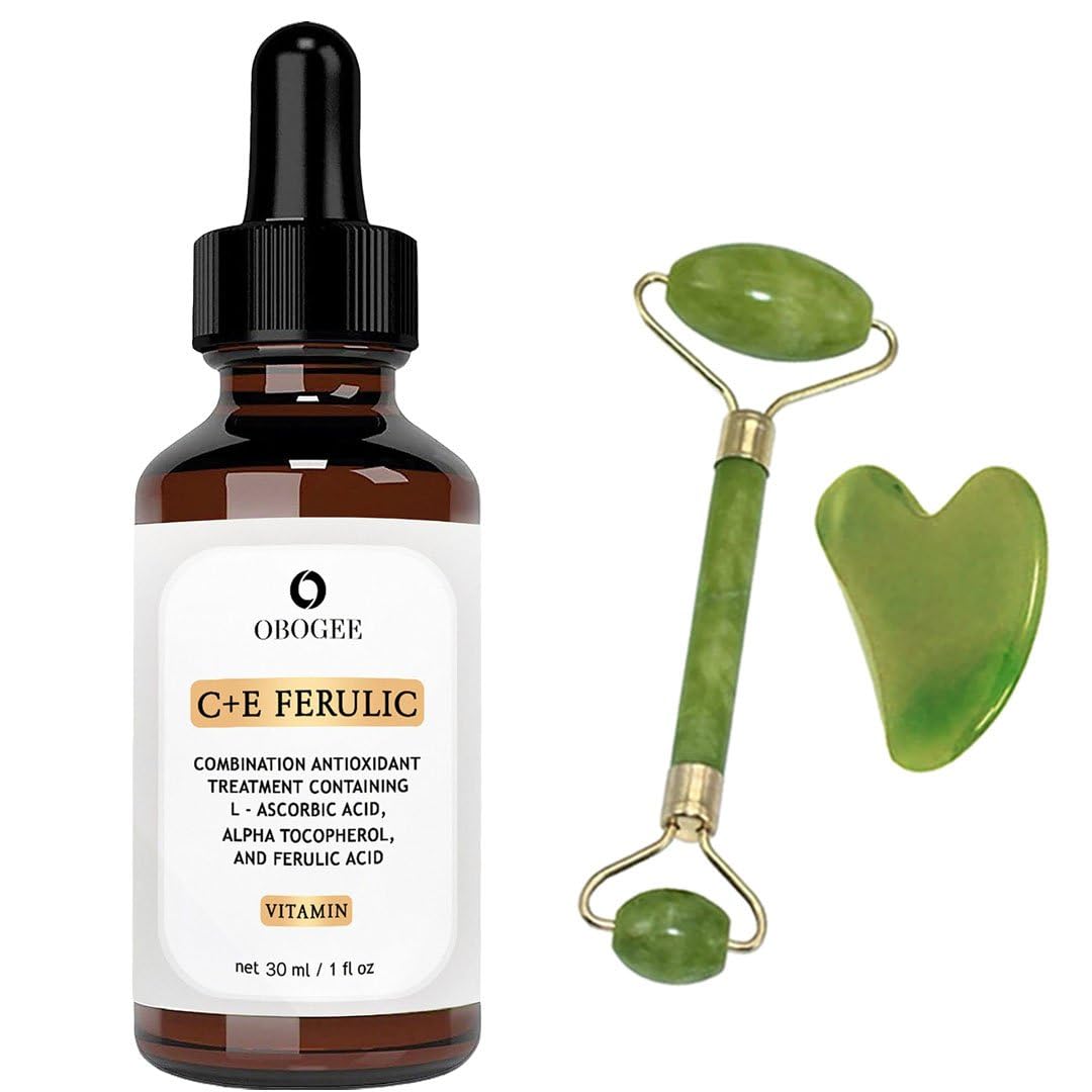 OBOGEECE Ferulic Serum Skin Care Vitamin C E Ferulic Acid Serum - Vitamin C Serum for Face - Dark Spot Corrector, Anti Aging Face Care 1 Oz